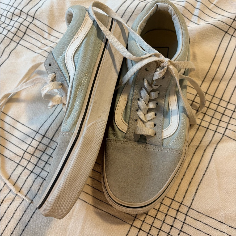 Light blue Vans Sneakers- 6 women